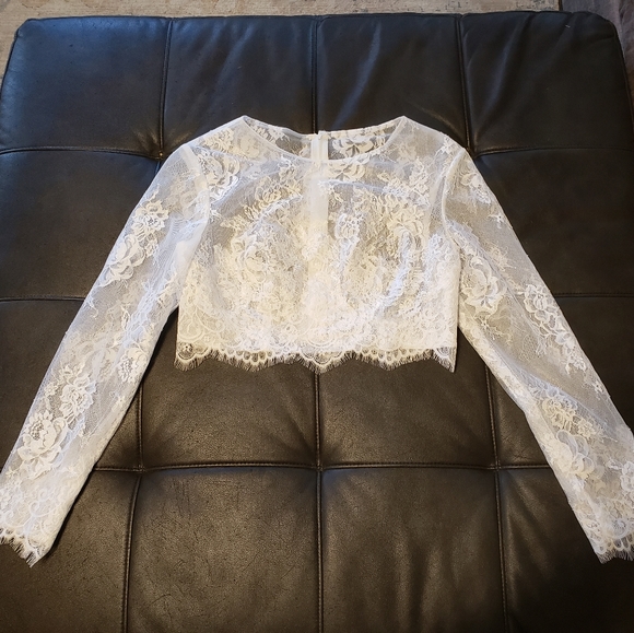 Two Piece Wedding Dress - Picture 1 of 7